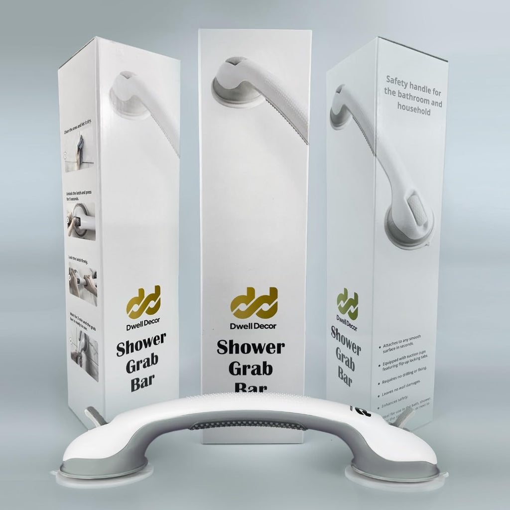Grab Bars for Bathtubs and Showers, Shower Handles for Elderly Suction, Suction Grab Bars for Shower, Handicap Grab Bars, Suction Shower Grab Bars for Seniors, Bathroom Grab Bars, Shower Bars Safety