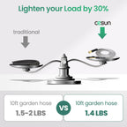 GARDEN Cesun 10 Feet Metal Garden Hose Lightweight Portable DURABLE Cool to The Touch
