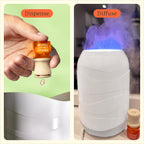 Lifelines 200 ML Waves Ultrasonic Essential Oil Diffuser - Features Cascading Mist & Colored Lights - Essential Oils Diffusers for Home - Lifelines Citrus Grove Essential Oil Blend 3 ML Included