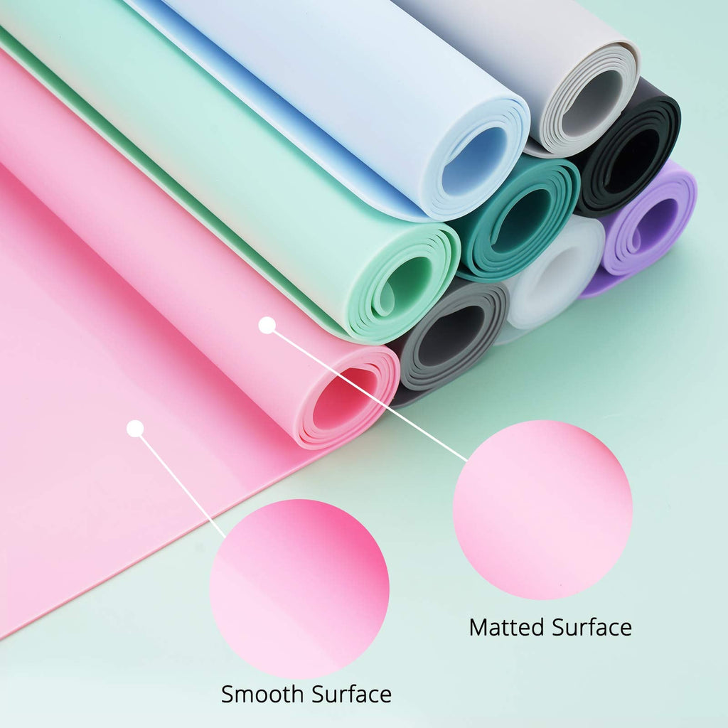 Gartful Silicone Mats for Countertop - Thicker, 28" by 20" Extra Large Multipurpose Mat, Counter Table Protector, Desk Saver Pad, Placemat Nonstick Nonskid Heat-Resistant Pad, Translucent