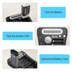 Dlyfull Battery Tester, LCD Display Universal Battery Checker for AA AAA C D 9V CR2032 CR123A CR2 CRV3 2CR5 CRP2 1.5V/3V Button Cell Batteries, 1x AAA Batteries Included