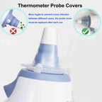 400 Pack Ear Thermometer Probe Covers, Disposable Refill Lens Filters Caps Compatible for All B raun Models Digital Thermometers Sleeve