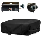 NOELIFE Grill Cover for Blackstone 17 inch Tabletop Griddle Without Hood, Griddle Accessories for Blackstone 17, Propane Fuel Cylinder Can Be Covered Completely, Waterproof and Windproof (Cover Only)