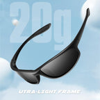 Polarized Sports Sunglasses for Men Women,Ultralight Wrap Around UV400 Protection Sun Glasses for Driving Fishing