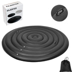 Inflatable Hot Tub Cover Round Replacement, Fit Saluspa Coleman Intex Spa Cover, Insulated Energy-Saving Weatherproof Lid, Unique Design Flexible Adjust Pool Cover Size-Life Time Support