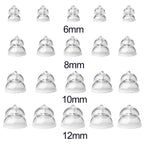 MiniFit Power Domes for Oticon Hearing Aids, 6mm Replacement Domes for Oticon Mini RITE Hearing Aids with Cleaning Brush Tools Kit and Carry Case (6mm)
