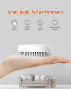 Jemay 9 Pack Smoke Detector, Fire Alarm Battery Powered, Smoke Alarm with Advanced Photoelectric Technology, Smoke Detectors with LED Indicator & Silence Button, Fire Safety for Home and Bedroom