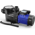Aquastrong In/Above Ground Pool Pump High Flow Self Primming Swimming Pool Pump,Satin Black