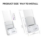 LFSYS UV Light Fly Trap - Indoor Fruit Fly Traps for Indoors - Plug-in Bug Light Trap for Houseflies, Gnats - Odorless, Mess-Free Fly Trap Indoor (1 Device +15 Glue Boards)