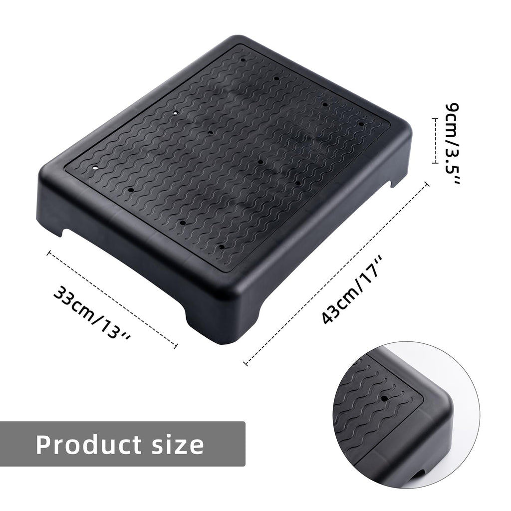 wefaner Mobility Step Stool for Adults Half Seps for Stairs for Seniors,Platform Step Safety Step Non-Slip Indoor and Outdoor