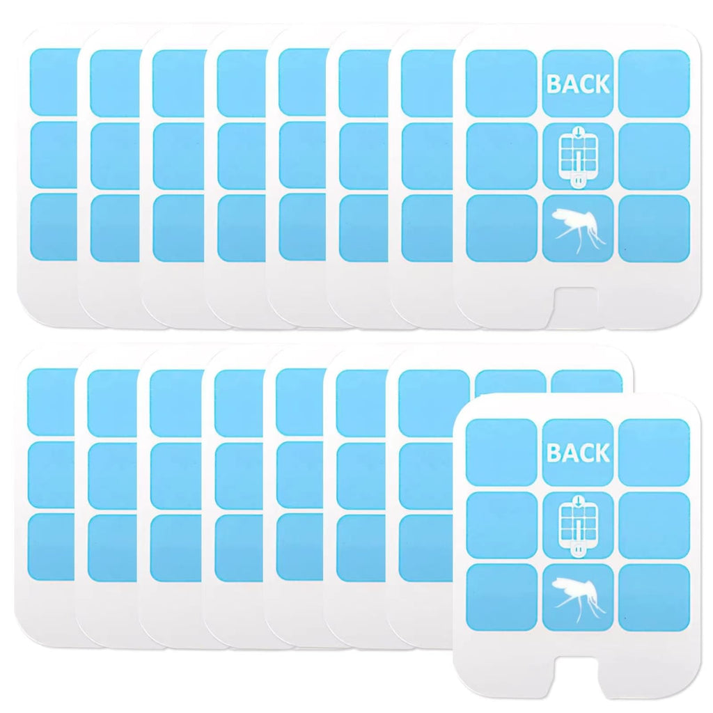 16 Pack Refills Glue Cards for Safer Home Fly Trap Refll SH502 Insect Trap Refill White