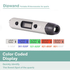 Quartz IR Thermometer, Designed only for Quartz Surface Temperature Measuring, Portable, 0F ~ 999°F, with Metal Holder in The Kits, Gift Box Packed (White Version)