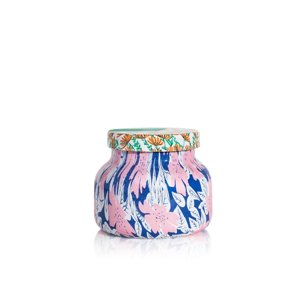 Capri Blue Volcano Candle - Pattern Play Petite Glass Jar Candle - Luxury Aromatherapy Soy Candle - Sugared Citrus Scented Candle (8 oz)