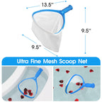 TidyMister 5-in-1 Spa Cleaning Set - Hot Tub Small Pools Maintenance Accessories Kit - Skimmer Net, Round Brush, 2ft Pole, Scrub Glove and Scum Absorber