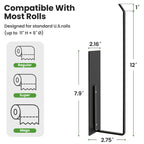 Paper Towel Holder, Magnetic Paper Towel Holder for Fridge, Toilet Paper Roll Holder Magnet Towel Rack Wall Mount Fridge Organizer for Paper Towels Rolls Bathroom Pantry RV Kitchen Storage