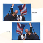 Trump Shooting Flag Trump Shooting Flag Trump 2024 Flags 3x5 Double Sided Outdoor Flag Tapestry Gifts