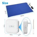 Briidea WiFi Bed Alarms and Fall Prevention for Elderly with 20'' x 28'' Weight Sensing Bed Pad (Wireless Alarm Included), Instant Alert Notifications with App Control