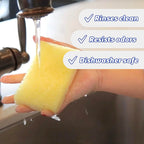 Scrub Daddy Sponge Daddy - Scratch-Free Multipurpose Dish Sponge - BPA Free & Made with Polymer Foam - Stain & Odor Resistant Kitchen Sponge (4 Count)