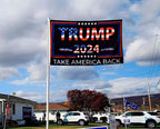 BUELOIGS Take America Back Flag 6x10FT,Premium Quality,Vibrant Colors,Trump 2024 Flags with 2 Brass Grommets for Indoor Outdoor. (Red6x10)