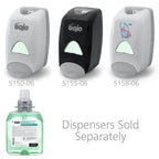 Gojo Green Certified Foam Hand, Hair & Body Wash, Cucumber Melon Scent, 1250 mL Refill FMX-12 Push-Style Dispenser (Pack of 4) - 5163-04