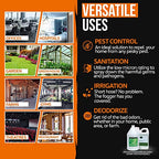 SuperHandy Disinfecting Nano Electrostatic ULV Sprayer Handheld Portable Cordless 34oz Capacity 12V Lithium Ion Powered Sanitizer Disinfectant Odor Eliminator Outdoor Plant Repellent Control
