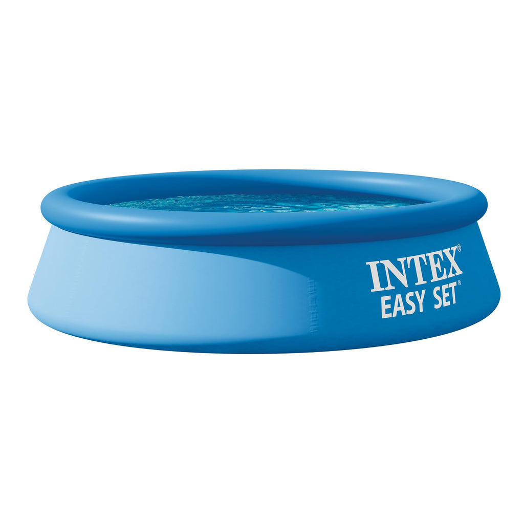 INTEX Easy Set 8 ft x 24in Above Ground Pool, Round Inflatable Swimming Pool, Pump Not Included