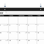 AT-A-GLANCE 2025 Desk Calendar, Desk Pad, 21-3/4" x 17", Large, Ruled Blocks, Monthly (SK250025)