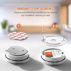 Jemay Smoke Alarm, Fire Alarm Smoke Detector with Battery Backup, Smoke Detector with Test Button, 8 Packs
