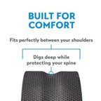 Chirp Wheel Foam Roller - Targeted Muscle Roller for Deep Tissue Massage, Back Stretcher with Foam Padding, Supports Back Pain Relief, Holds Up to 500 lbs., 4 x 4 x 24 inches