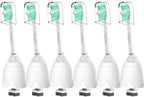 Osctor Replacement Brush Heads Compatible with Phillips Sonicare E-Series HX7022/66, 6 Pack, Fit Essence, Xtreme, Elite, Advance and CleanCare Screw-on Electric Sonic Toothbrush Handles