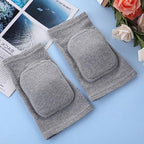 COMNICO Arm Brace Pads Elbow Protector Strap Pair Gray, Breathable Anti-Collision Sponge Tendonitis Fitness Volleyball Basketball Tennis Golfers Knee Support Band for Kids Men Women Elderly