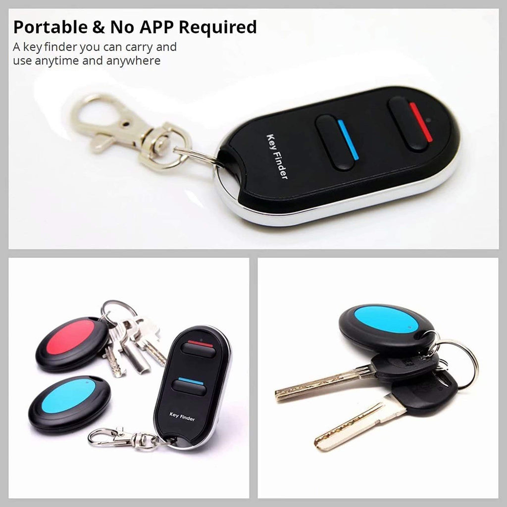 VODESON Key Finder TV Remote Control Finder, No Smartphone Needed Easy to Use Suitable for The Elderly 80dB RF Locator Device,Key Finders Make Noise Keychain Tracker/Wallet Finder