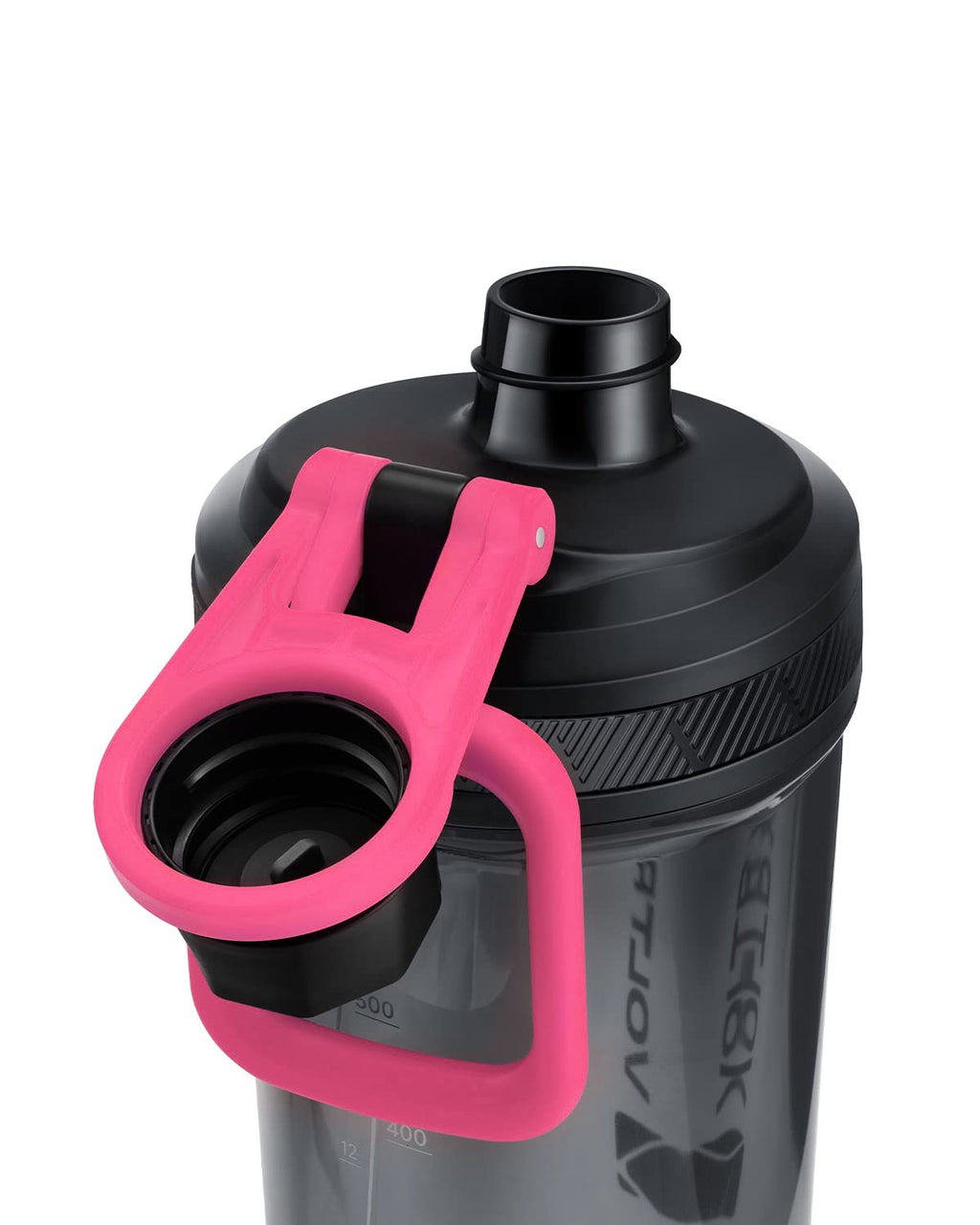 VOLTRX Shaker Bottle, Gallium USB C Rechargeable Electric Protein Shake Mixer, Shaker Cups for Protein Shakes and Meal Replacement Shakes, BPA Free, Made with Tritan, 24oz
