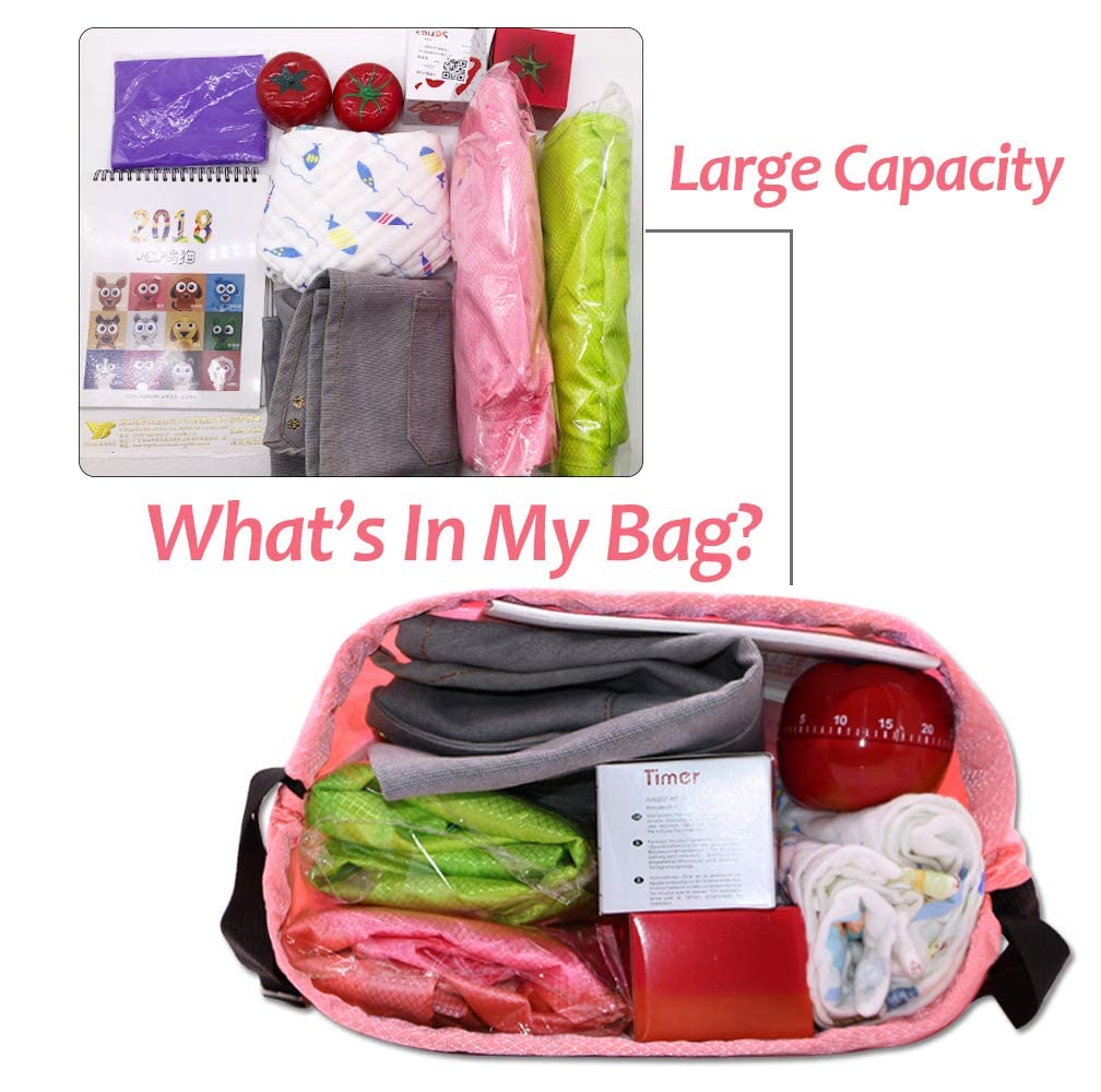 Dry Wet Separated Swimming Bag Portable Drawstring Backpack Waterproof Gym Sports Pool Beach Gear Bag