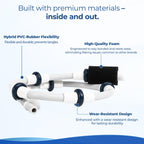 Hypolinx Polaris-Compatible B5 Complete Sweep Hose - Restores Cleaning Power for Polaris 280, 380, 180, 480 Pool Cleaners - Includes Tail Scrubber, Wear Rings & Clamp(NOT for 360)