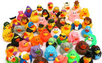 XY-WQ Rubber Duck 25 Pack for Jeeps Bath Toy Assortment - 2.3 Inch Bulk Floater Duck for Kids - Baby Showers Accessories - Party Favors, Birthdays, Bath Time, and More (25 Varieties)