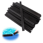 Niuyhe Coping Strips for Overlap Above Ground Pool Liners, Swimming Pool Plastic Liner Clips Replacement Patch Kit for 24ft Round, 15 X 30ft Oval and 16 X 24ft Oval (Qty 61, 15.74 inches Long)