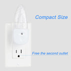Color Changing Night Lights Plug into Wall, 4 Pack, RGB Led Nightlights with Light Sensors, Plug in Night Light for Kids Room, Bedroom, Bathroom, Automatic Nightlight for Children, Adults, Girls