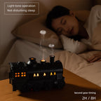 HIROGA Essential Oil Diffuser, 300ml Train Diffuser for Essential Oils Large Room,Aromatherapy Diffuser Cool Mist Humidifier with 2 Light 2 Mist Mode Auto Shut-Off for Home Office Hotel