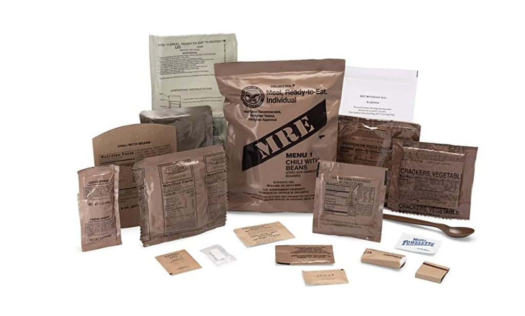 Wornick MRE Meals Ready to Eat, Inspection 2025, 2026 or Better, Emergency Food Supply, Survival Camping Outdoor 12 Pack (B Case, 1, Count) (INSPECTION DATE IS NOT EXPIRATION DATE)