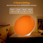 LASTAR Sun Lamp, 10,000 Lux Sunlight Lamp with 4 Color Temperatures & 5 Brightness Level & 60Min Timer, Touch Control Happy Lamp with Memory Function for Home/Office/Sleep