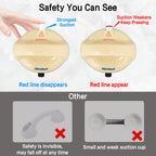 Shower Grab Bars, Drill-Free Shower Grab Bars for Seniors, Shower Handle for Elderly, Post-Surgery, Pregnant, Cream
