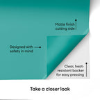Cricut® Value Iron-On, Teal (12 in x 20 ft)- HTV Heat Transfer Vinyl