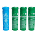 FROG Serene in-Line Cartridges for Hot Tubs That Have Built in Cartridge Holders, FROG Serene Mineral Cartridge + 3 Bromine Cartridges (200 Grams)