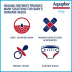 Aquaphor Baby Healing Ointment - Advance Therapy for Diaper Rash, Chapped Cheeks and Minor Scrapes - 14 Ounce (Pack of 1) Jar