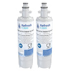 Refresh Replacement Refrigerator Water Filter Compatible with Kenmore 46-9690, ADQ36006102 and LG LT700P, ADQ36006101 (2 Pack)