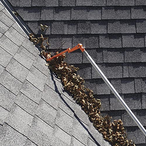EZ Smart Mini Rake, Great for Removing Leaves and Branches from Roofs, gutters and Other Out-of-Reach Areas Where Debris accumulates.