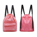 Dry Wet Separated Swimming Bag Portable Drawstring Backpack Waterproof Gym Sports Pool Beach Gear Bag