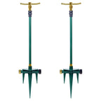 ATDAWN 3-Arm Garden Sprinkler, High-Rise Lawn Sprinkler, 360 Degree Rotation Garden Water Sprinklers, Lawn Irrigation System, Gardening Watering System, Large Area Coverage