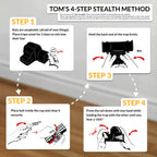 Tougher Than Tom Sure-Catch Rat Trap (2-Pack) - Heavy Duty & Quick-Kill Power - Easy to Set with No-Touch Disposal Design Mouse Trap - Reusable Indoor & Outdoor Rodent Trap